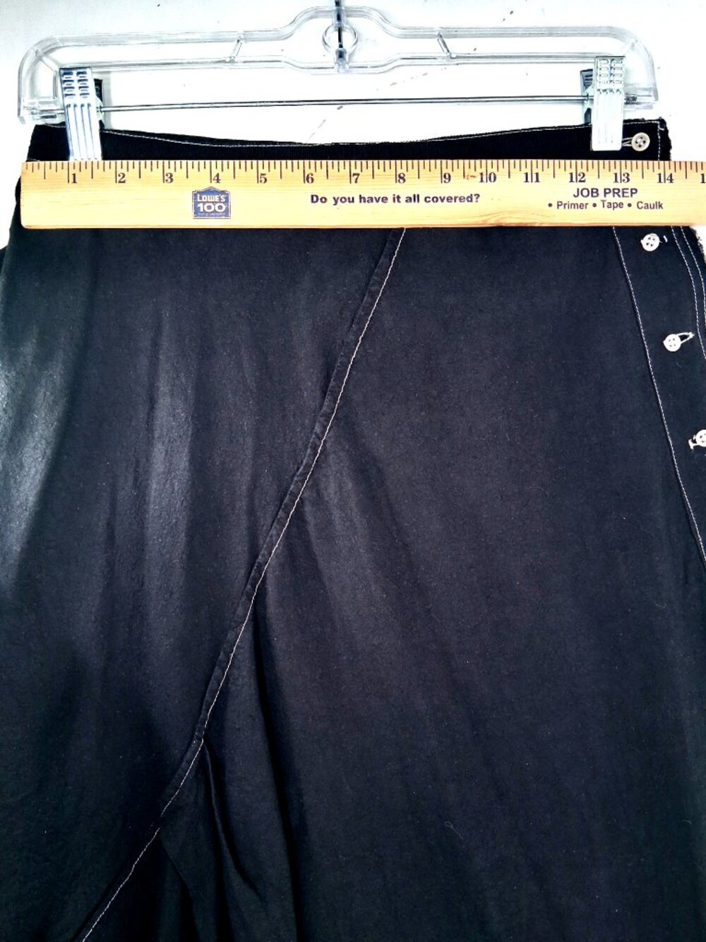Marc Le Bihan Linen Asymmetric Draped Bustle Maxi Skirt Black Deconstructed 38 M - Picture 12 of 15